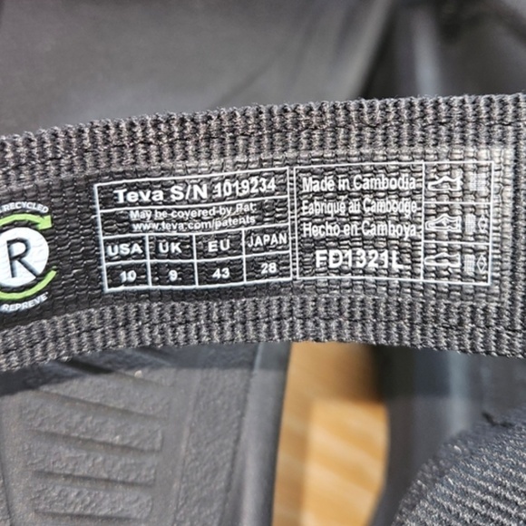 NWOT Teva Hurricane XLT2 Sandal  Black Mens US 10 - Picture 6 of 6